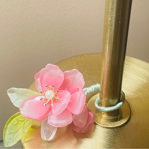 Handmade colored glaze cherry flower doctorati - Picture 8 of 10